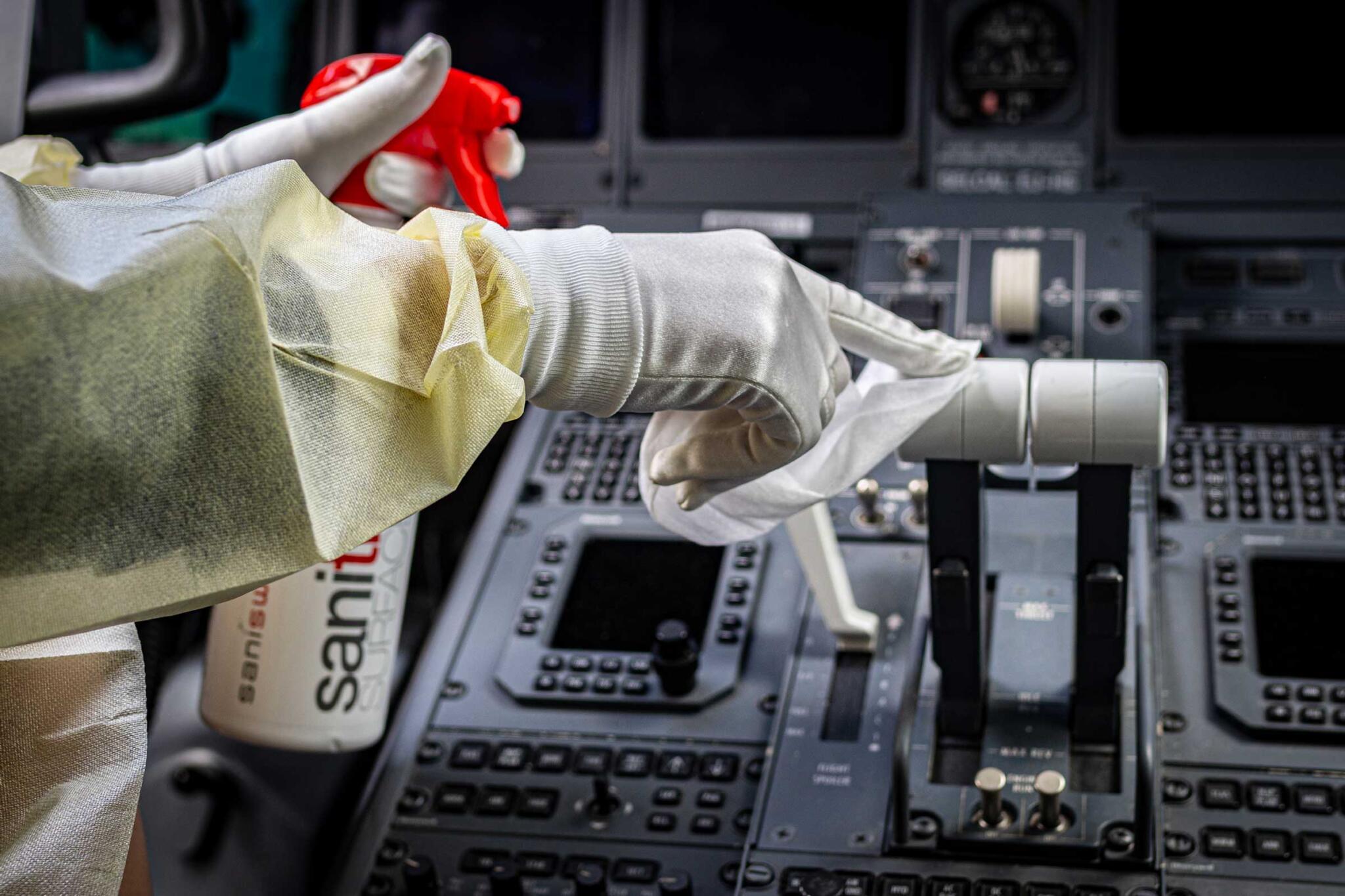 FAI rent-a-jet Cabin Desinfection